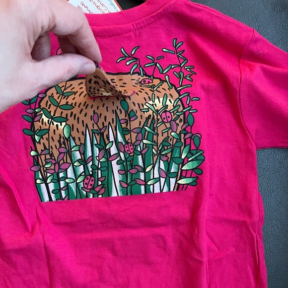 NEW Floppy Moose Canmore Hot Pink T-Shirt Kids Girls Size 6X Canada Outdoors - Picture 4 of 6